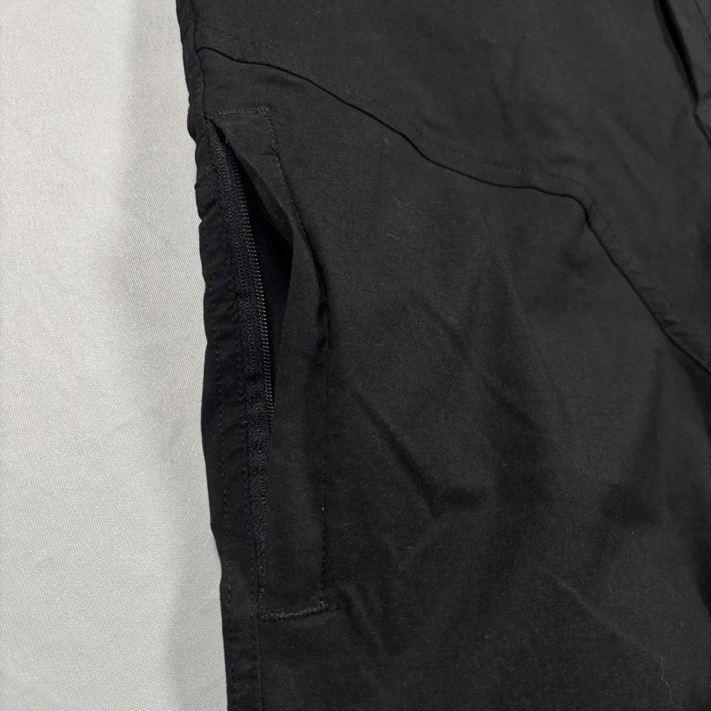 13th Heaven Co Pants Mens 34x32 Black Technical Hiking Outdoor Articulated Knee